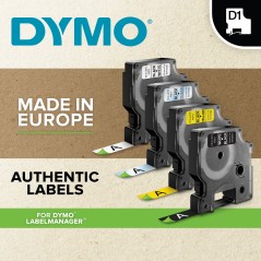 DYMO D1 Multipack 9mm x 7m - Labeltape